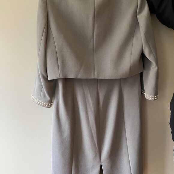 Tahari Beaded Jacket & Sheath Dress - Picture 4 of 6